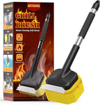 Bristle-Free Steam Cleaning Grill Brush, Safe for All Grill Griddle, Heat-Resistant Head, BBQ Grilling Gift for Men