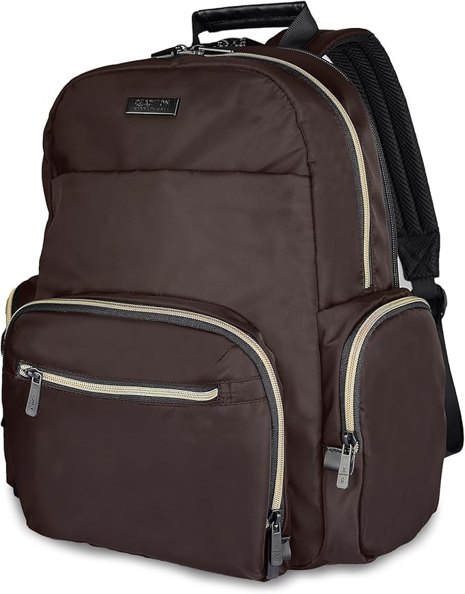 Kenneth Cole REACTION Sophie Backpack, Chocolate Brown, 15" Laptop