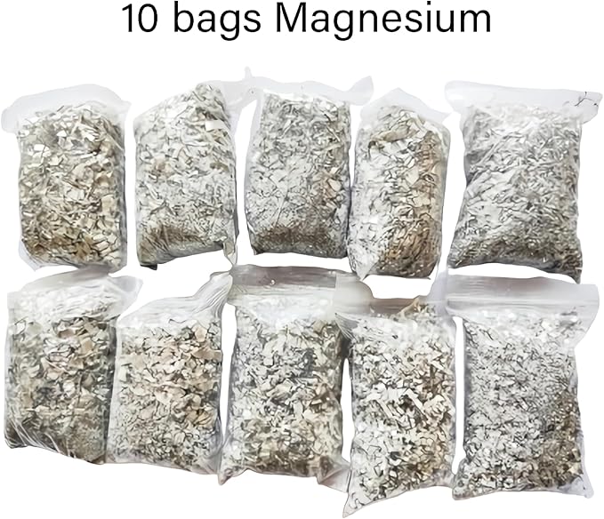 eGreen Magnesium Shavings – 10/15/20/25 Bag Fire Starter Packs – 99% Pure Magnesium for Camping, Hiking, Emergency, Survival Kits – Lightweight & Quick Ignition for Wet Conditions (30 x Mg)