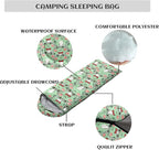 Sleeping Bags for Adults Youth Kids,3D Printing Camping Sleeping Bag for Girls Boys Lightweight Waterproof Cold/Warm Weather Sleeping Bag for 3 Seasons