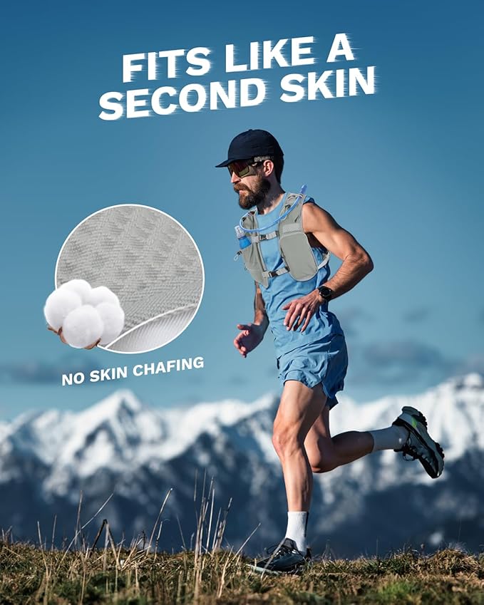 Running Vest for Women and Men, Hydration Running Backpack, Runners Vest, Hydration Vest for Walking, Marathon, Hiking