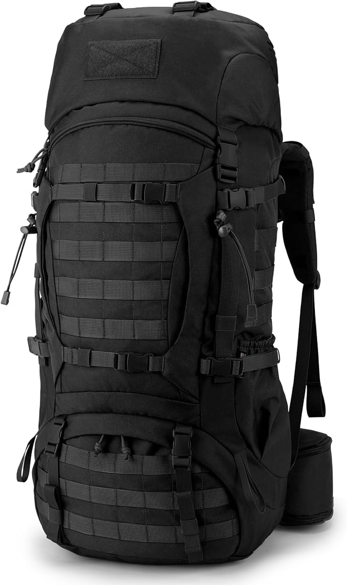 Mardingtop 70L Internal Frame Backpack for Camping,Hiking,Travel,Tactical Backpack with Rain Cover