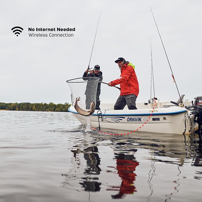 Deeper PRO+ 2 Sonar - Portable Fish Finder and Depth Finder for Kayaks, Boats and Ice Fishing with GPS Enabled | Castable Deeper Sonar with Free User Friendly App