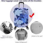 Travel Luggage Cover, Suitcase Protector Bag Fits 29-30 Inch Luggage Bluemaple