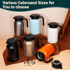 51Oz Thermal Coffee Carafes For Keeping Hot/Cold, Stainless Steel Coffee Carafe, Dustproof Insulated Water Carafe for Party/Home,Blue