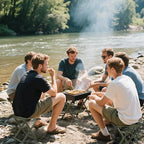 Folding Stool Heavy Duty Camping Stool Outdoor Portable Chair, 440lbs Heavy Duty Portable Folding Stool, Suitable for Camping, Outdoor Hiking, Outdoor Fishing, Picnicking,BBQ