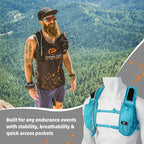 Orange Mud Endurance Pack V3.0 Running Vest – 2L Hydration Backpack for Trail Running, Hiking & Cycling – Lightweight, Breathable Mesh, Gear Pockets, Trekking Pole Loops
