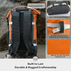 STOVER 5/10/25/30/40/55L Waterproof Backpack- Floating Dry Bag for Kayaking, Travel, Beach, Hiking, & Camping, Men/Women