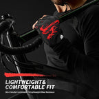 Bike Gloves for Men Women with Anti-Slip Shock-Absorbing Pad, Light Weight Half-Finger Cycling Gloves