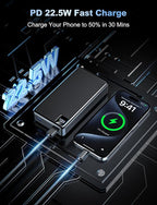 Portable Charger Power Bank 56800mAh Battery Pack-22.5W Fast Charging with USB C & LED Display, 3 Outputs High Capacity Portable Power Bank for iPhone 16/15/14/13 Series, Samsung, iPad etc