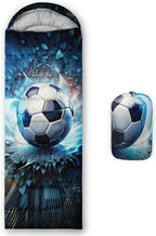 AILONEN Outer Space Astronaut Camping Sleeping Bags,Lightweight & Waterproof,3 Season Warm & Cool Weather,Cartoon Sleeping Bags for Kids,Boys Girls Travelling,Outdoors