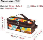 Azarxis Camping Cooking Utensils Organizer Bag Travel Storage Bag Portable Small Stuff Case for Storing Flatware Cutlery Digital Accessories Cosmetics Makeup Brushes