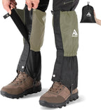 Gaiters for Hiking – Waterproof and Breathable Leg Gaiters for Women and Men Boots, Adjustable Lightweight Shoes Gaiters for Hunting, Hiking, Mountaineering, Snow Gaiters for Hiking Boots