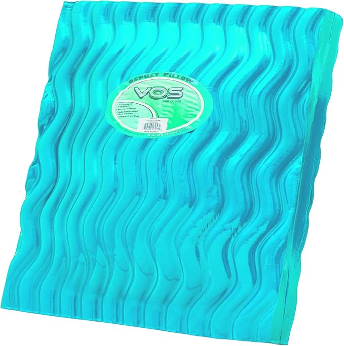 VOS Waterproof Pillow, Lightweight and Comfortable Outdoor Pillows for Beach, Pool, Hiking, Backpacking, Camping, Hunting and Fishing (Seafoam Square)