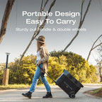 EF ECOFLOW Solar Generator 3.6KWh DELTA Pro with 2X400W Portable Solar Panel, 23% High Efficiency, 5 AC Outlets, 120V/3600W, for Home Backup Outdoors Camping RV Emergency