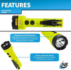 Nightstick XPP-5422GXL Intrinsically Safe Flashlight w/Green Laser - 3 AA (not Included) - Green - UL913