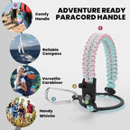 One Gallon Water Bottle Insulated, Triple Walled Vacuum Stainless Steel (Cold for 48 Hrs), Leak Proof & Non-BPA, Large Water Flask Jug with Paracord Handle & Straw Spout Lids