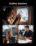 Baseus Picogo Power Bank, Smallest Qi2 Certified 15W MagSafe Portable Charger, 0.5" Ultra Slim 5000mAh Magnetic Battery Pack with Stand, Alloy Wireless Charger for iPhone 17 Pro Max/17 Air/16 Series