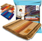 Alpaca Wool Blanket - Throw Size Bed Blanket - Best Gift & Warm Throw, Lightweight, Couch or Camp- Outdoor - 64 x 45 inches (Brown 2)