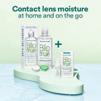 Biotrue Hydration Plus Contact Lens Solution, Multi-Purpose Solution for Soft Contact Lenses, Lens Case Included, 10 FL OZ (Pack of 2)