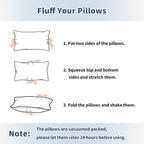 Pro Goleem Small Pillow 11’’x6’’x2.5’’ for Kids and Baby Sleeping with Name Tag Mini Tiny Pillow for Camping and Chair Car Air Nap Neck Lumbar Knee Rest Pillows, White