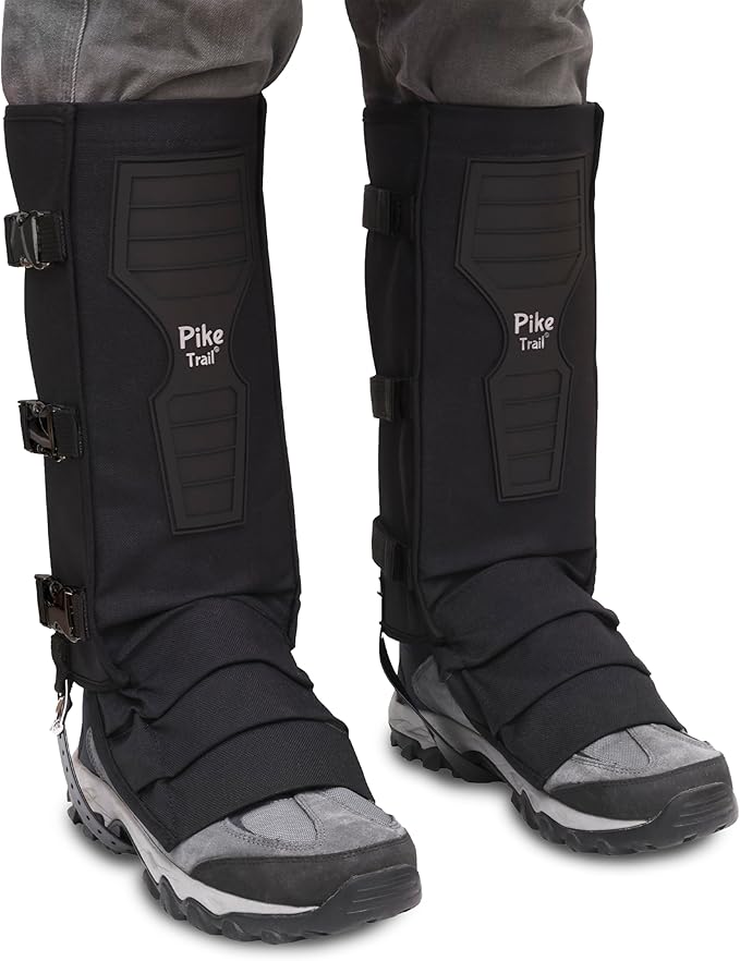 Pike Trail Snake Leg Gaiters: Protection for Hikers and Hunters - Waterproof, Bite Protective, Durable, Anti-Snake, Leg Gear