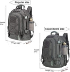 Tactical Backpack Military Hiking Daypack - Molle Backpack for Men 3 Day Assault Pack Bug Out Bag for Camping (Grey)