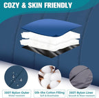 REDCAMP Ultra Lightweight Sleeping Bag for Backpacking, Hiking, Comfort for Adults Warm Weather, with Compression Sack