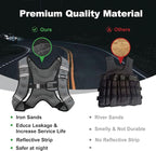Weighted Vest, 6lb/8lb/12lb/16lb/20lb/25lb/30lb Weight Vest with Reflective Stripe, Weighted Vest for Men Women Workout Equipment for Strength Training, Running, Jogging, Fitness, Weight Loss
