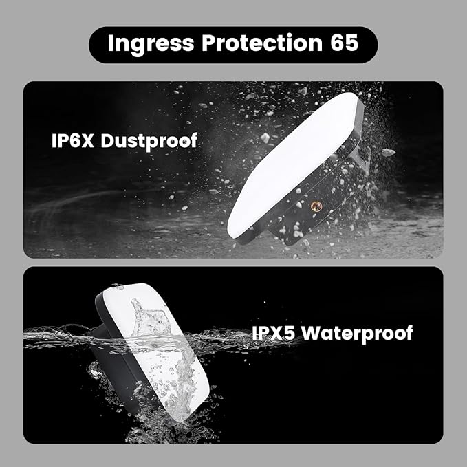 Rechargeable Tent Light, 5 Light Modes & Stepless Dimming, with Magnetic Base & Hook, IP65, Electric Lantern for Camping/Outdoor/Home/Hiking.