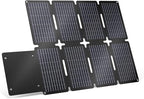 GRECELL 80W Portable Solar Panel, Foldable Solar Panel QC3.0 USB-A &Type-C Port,23% High Efficiency IP67 Waterproof Outdoor Cell Phone Solar Charger for Power Banks Tablets Outdoor Small Power Station