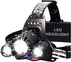 DanForce Headlamp. USB Rechargeable LED Head Lamp. Ultra Bright LUMINUS 1080 Lumen Headlamp Flashlight + Red Light. HeadLamps for Adults, Camping, Outdoors & Hard Hat Light. Zoomable IPX54 Headlight