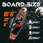 FunWater Stand Up Paddle Board Ultra-Light Inflatable Paddleboard with SUP Accessories for Adults & Youth of All Skill Levels