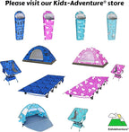 KidzAdventure Mummy Style 32 – 59F Kids Sleeping Bag with Pillow Sleeve, 4 Season, Lightweight and Backpacking Style, Ideal for Camping, Sleepover, Boys, Girls, Youth and Toddlers