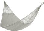 Handwoven Hammock by Yellow Leaf Hammocks - Family Size, Fits 2+ PPL, 550lb max - Weathersafe, Super Strong, Easy to Hang, Ultra Soft, Artisan Made - Color: Grey