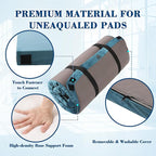 Foam Camping Mattress - Roll Up Sleeping Mat for Cot, Foam Sleeping Pad for Camping with Cover for Kids, Adults, Portable Camping Mat, Camping Pad for Bed, Car