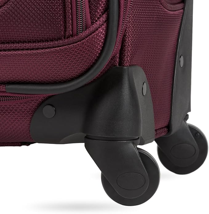 SwissGear Sion Softside Expandable Luggage, Merlot, Carry-On 21-Inch