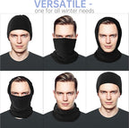 Winter Neck Gaiter Warmer, Soft Fleece Face Mask Scarf for Cold Weather Skiing Cycling Outdoor Sports