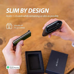 Wallet With Tracker,Minimalist Wallet With Built In Airtag Chip, Rfid Blocking Credit Card Holder,Slim Wallet For Men,Compatible With Apple Find My,Detachable Money Clip,Ios Only(Military Green)