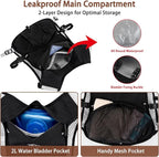 Running Hydration Vest for Women Men - Waterproof Running Water Backpack Hydration Pack with 12 Pockets, Lightweight Water Vest for Hiking Trail Cycling Marathon Race