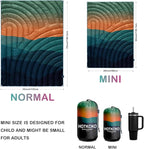 Camping Blanket,Lightweight Puffy Printed Camping Blanket Packable Outdoor Blanket for Camping,Traveling, Stadium, Hiking, Picnics