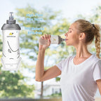 Running Vest with 350 ML TPU Soft Flask, Small Running Water Vest -Adjustable Chest Straps, Lightweight Hydration Vest Pack for Trail Marathon Hiking Cycling for Women Men Mini