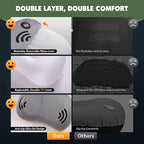 Hikenture Camping Pillow Inflatable, Washable Backpacking Pillow for Sleeping, Ultralight Blow Up Pillows with Removable Cover, Portable&Compact Hiking Pillow for Beach, Travel, Outdoor(Green)