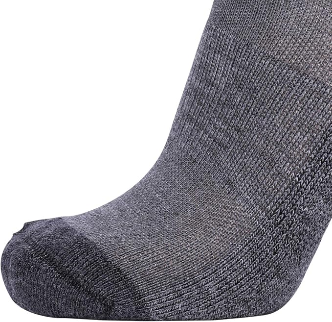 EnerWear 4 Pack Women's Merino Wool Outdoor Hiking Trail Crew Sock