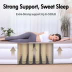 Twin Air Mattress with Built-in Pump, 18 Inch High Inflatable Bed for Camping, Guests & Home – Raised Blow Up Mattress with Storage Bag, Quick Inflation & Deflation, Extra Thick & Waterproof