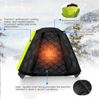 Reflective Jackets, Safety Jacket with Pockets for Men& Women, Construction Coats for Cold Weather, Waterproof High Vis Rain Gear, Class 3, Yellow-Black, S