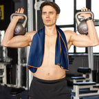 Sfee 2 Pack Microfiber Travel Towel, Quick Dry Towel Camping Towel Large Beach Towel Super Absorbent Compact Lightweight Sports Gym Towels Set for Beach, Gym, Hiking, Pool, Backpacking,Bath,Yoga