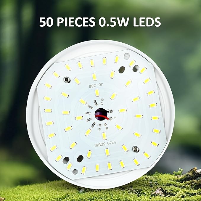 2PCS Tent Light Rechargeable 2400mAh LED Camping Light,IPX5 Waterproof for Camping,Outdoor,Power Outage