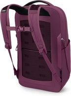 Osprey Ozone Laptop Backpack with Ventilated AirScape™ Backpanel - Lightweight Travel Backpack with 16” Laptop Sleeve - Carry-On Compatible Travel Bag for Men and Women, Moody Burgundy