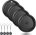 Tracker Tags-4 Pack Work with Apple Find My (iOS Only), [Apple MFi Certified] Key Finder and Item Locator, New Bluetooth 5.3 Tracker, Replaceable Battery Smart Tag for Keys, Wallet, Luggage etc
